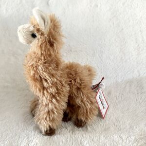 Douglas Cuddle Toys Lexi Llama Alpaca Brown Tan #1530 Stuffed Animal Toy